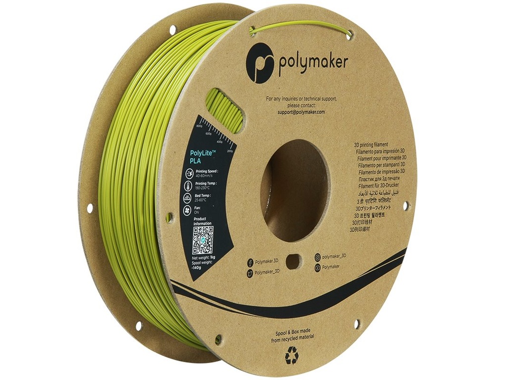 [109423440410] POLYMAKER PLA 1,75mm OLIVE GREEN 1kg