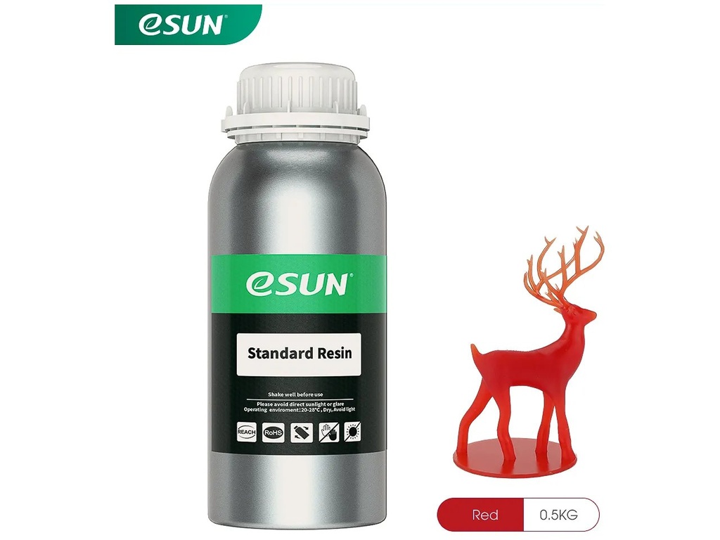 [109866440101] ESUN UV/LCD STANDARD RED 1KG