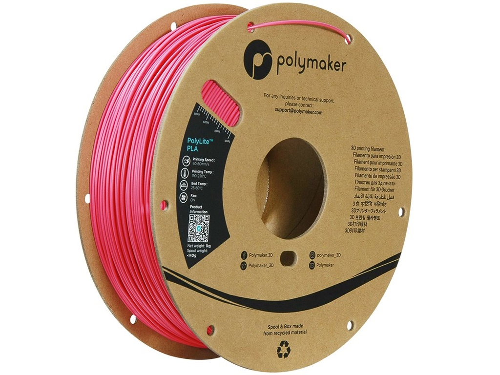 [109423440416] POLYMAKER PLA 1,75mm MAGENTA 1kg