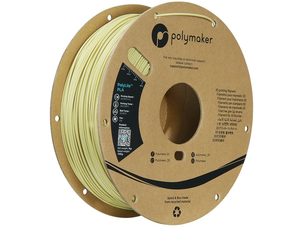 [109423440417] POLYMAKER PLA 1,75mm BEIGE 1kg