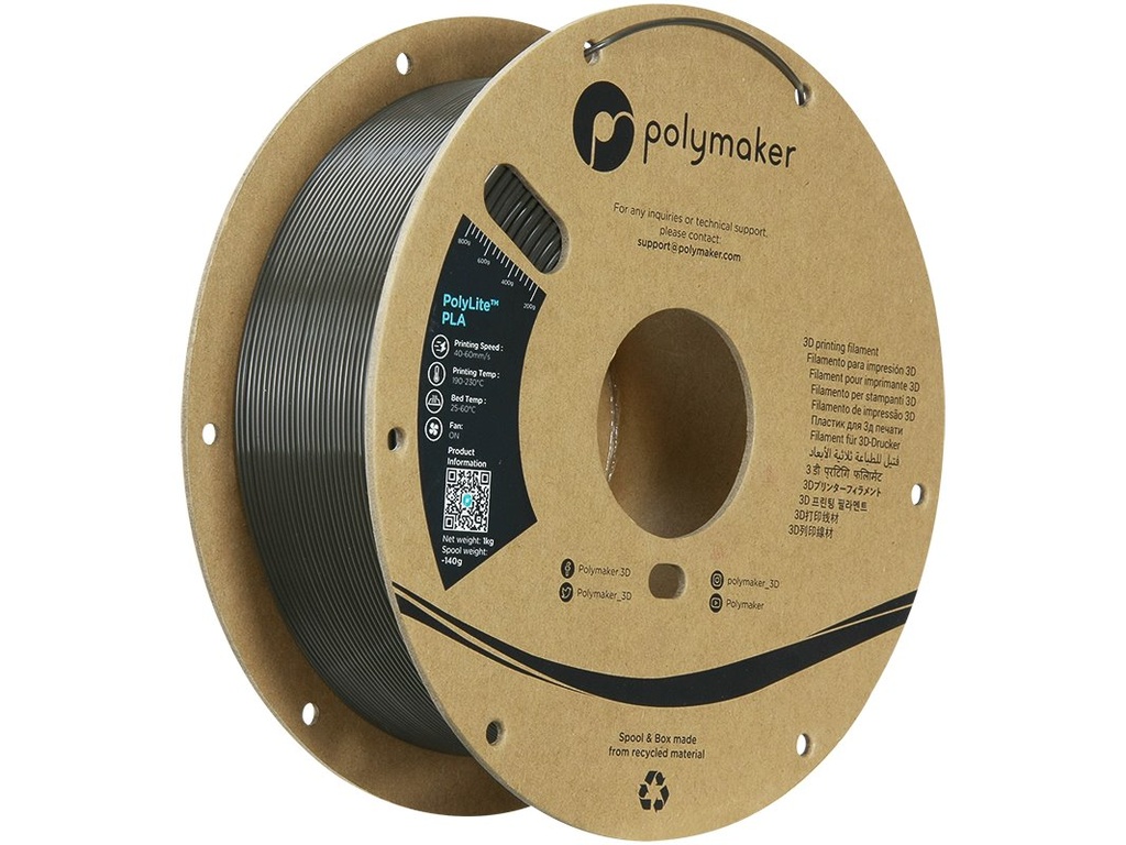 [109423440418] POLYMAKER PLA 1,75mm DARG GREY GREEN 1kg