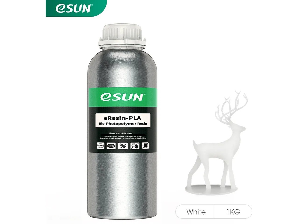 [109866440114] ESUN UV/LCD ERESINPLA WHITE 1kg