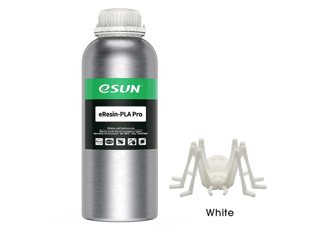[109866440128] ESUN UV/LCD PLA PRO WHITE 1kg