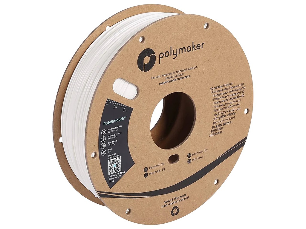 POLYMAKER PVB 1,75mm WHITE 0,75kg
