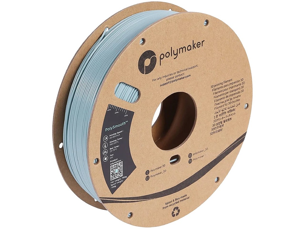 [109423440344] POLYMAKER PVB 1,75mm SLATE GREY 0,75kg