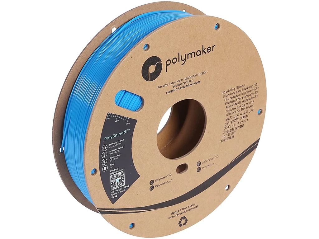POLYMAKER PVB 1,75mm ELECTRIC BLUE 0,75kg