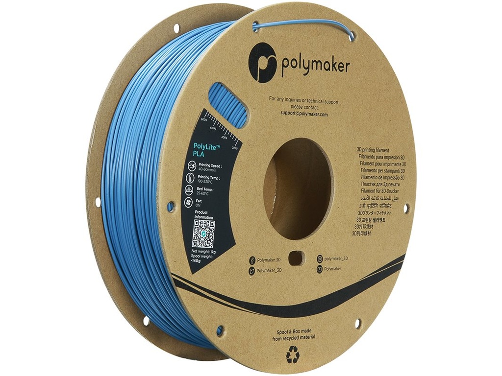POLYMAKER PLA 1,75mm STONE BLUE 1kg