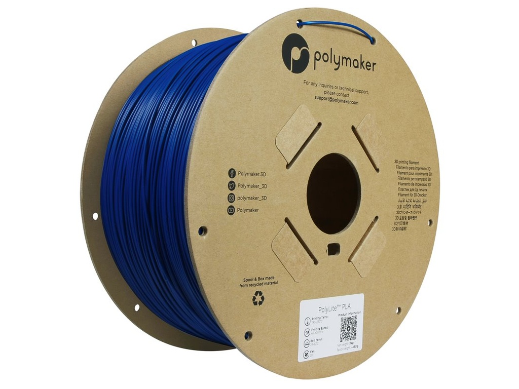 POLYMAKER PLA 1,75mm BLUE 3kg