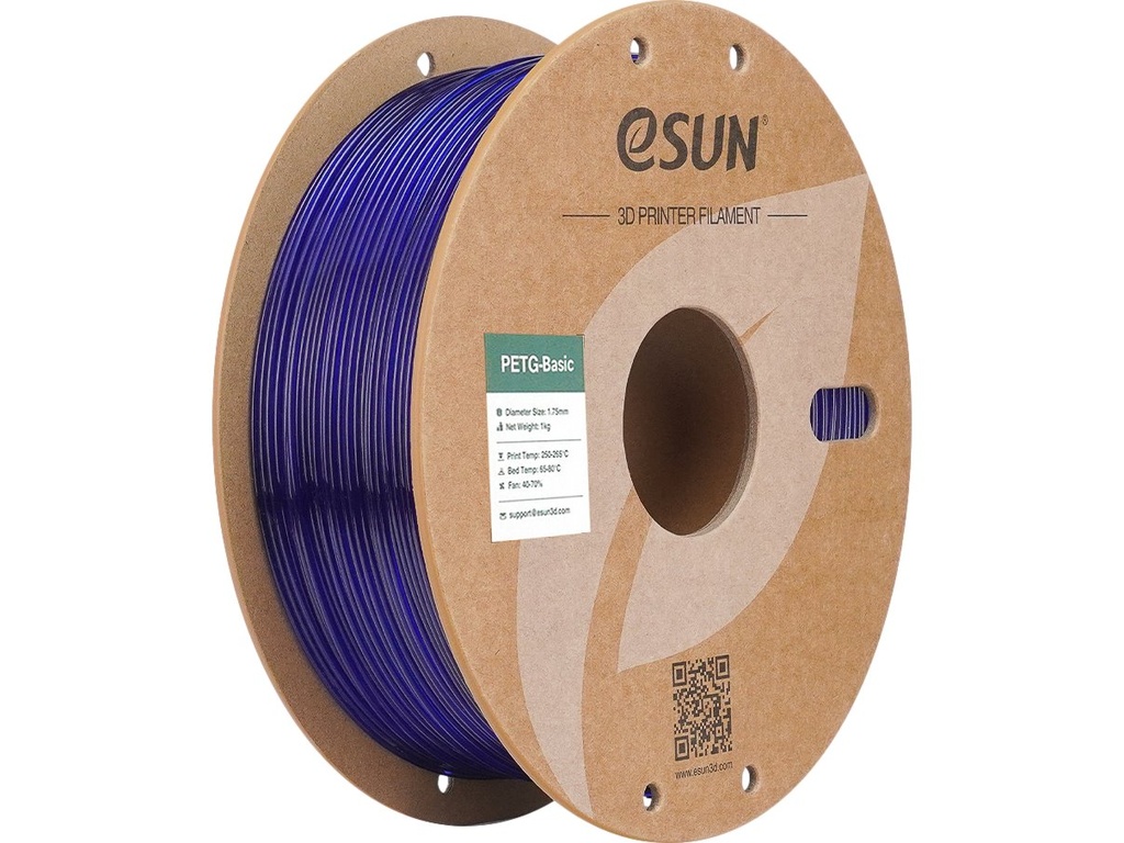 ESUN PETG 1,75mm TRANSLUCENT BLUE 1kg