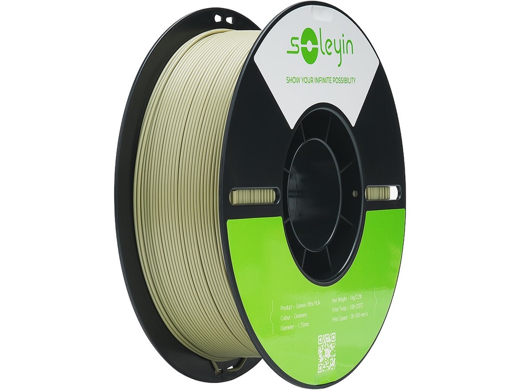 [109894440121] CREALITY SOLEYIN ULTRA PLA 1,75mm BOT GREEN 1kg