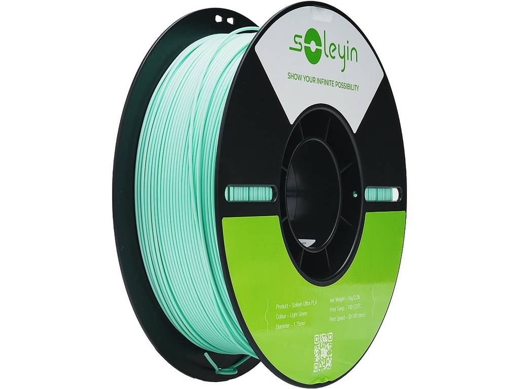 CREALITY SOLEYIN ULTRA PLA 1,75mm LIGHT GREEN 1kg