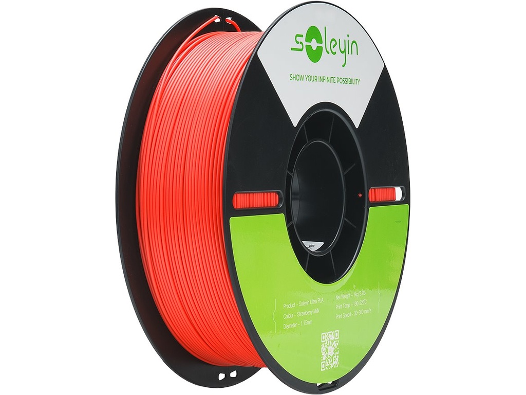 [109894440126] CREALITY SOLEYIN ULTRA PLA 1,75mm STRAWBERRY 1kg