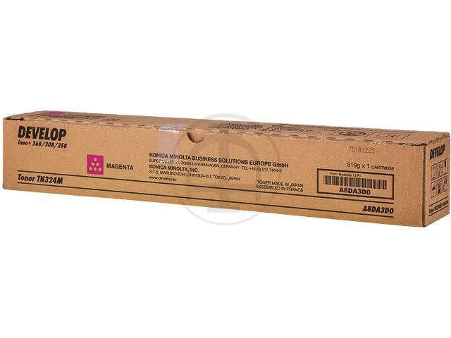 [125109440108] DEVELOP A8DA3DC DEVELOP TN324M ineo+ toner