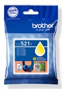 Brother LC521Y inktcartridge 1 stuk(s) Origineel Geel