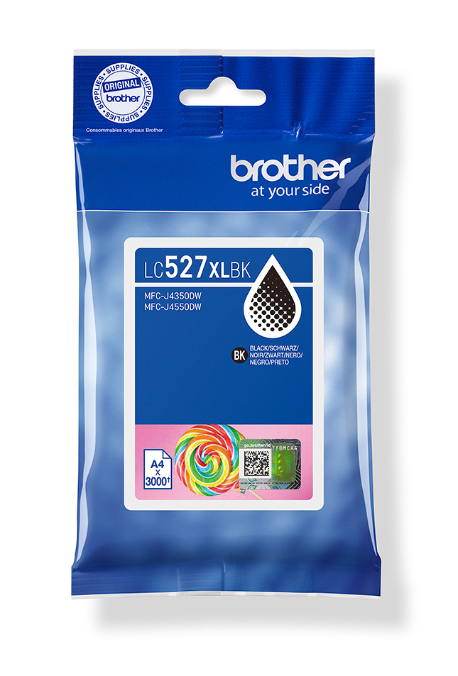 Brother LC527XLBK inktcartridge 1 stuk(s) Origineel Hoog (XL) rendement Zwart