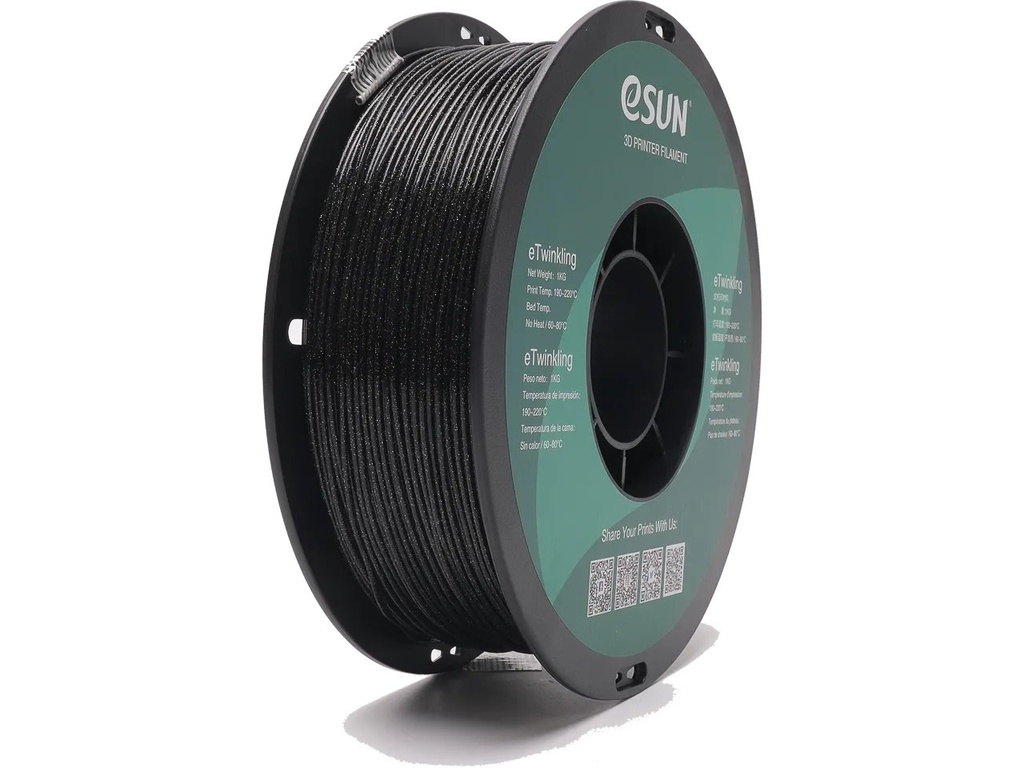 ESUN ETWINKLING 1,75mm BLACK 1kg