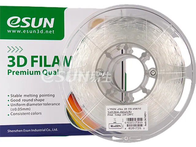 [109866440160] ESUN EFLEX 1,75mm NATURAL 1kg