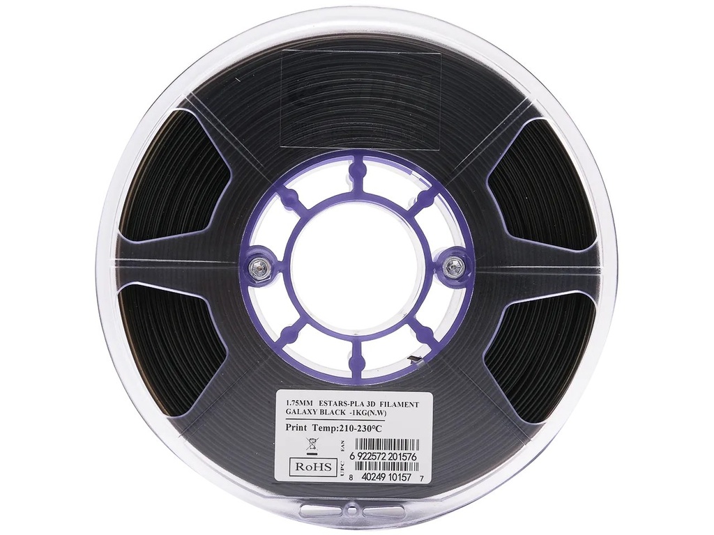 [109866440175] ESUN ESTAR-PLA 1,75mm GALAXY BLACK 1kg