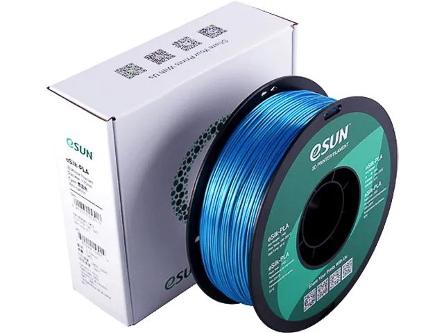 ESUN EPLA-SILK 1,75mm CYAN 1kg