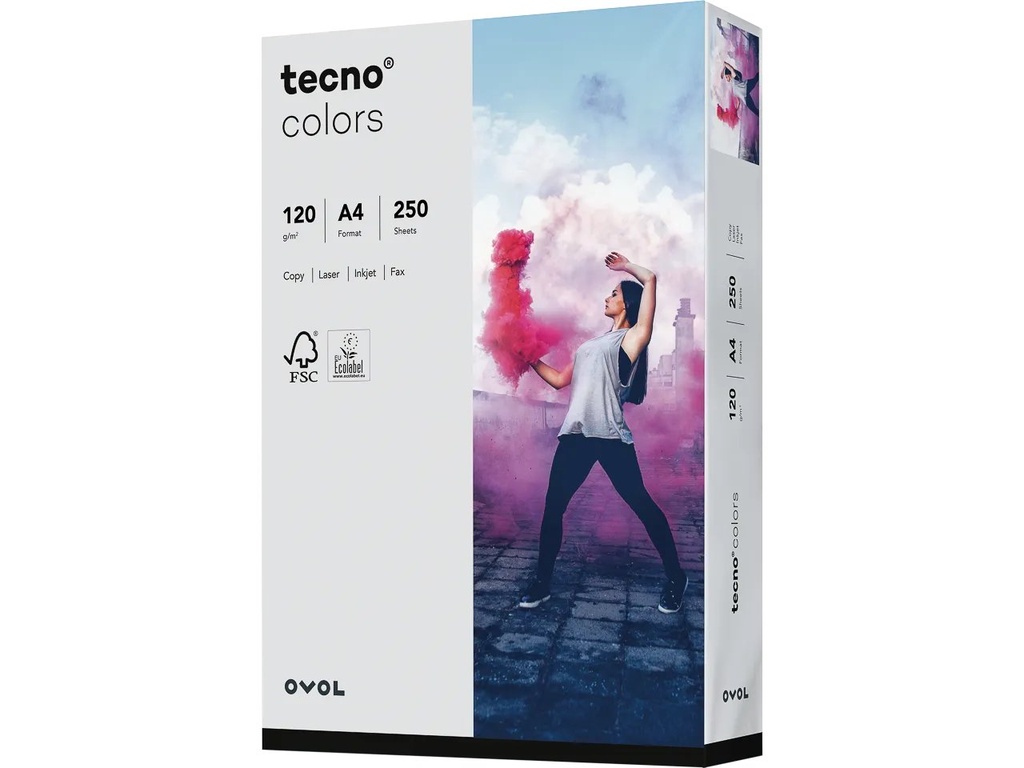 [800848440018] OVOL TECNO COLORS GRAU COPIER PAPER A4