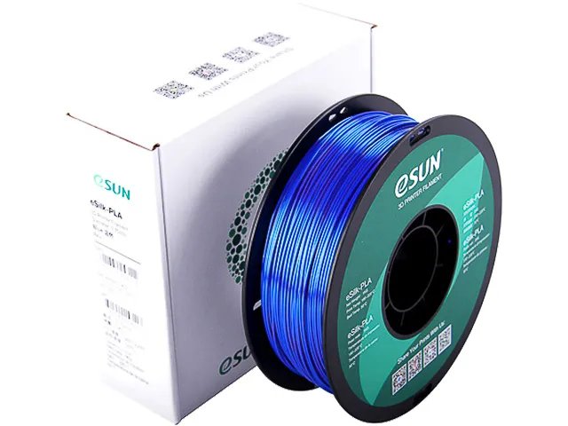 [109866440193] ESUN EPLA-SILK 1,75mm BLUE 1kg