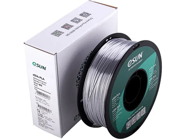 [109866440196] ESUN EPLA-SILK 1,75mm SILVER 1kg