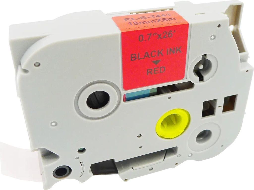 NEUTRAL NEUTRAL PTOUCH TZE441 18MM RED-BLACK