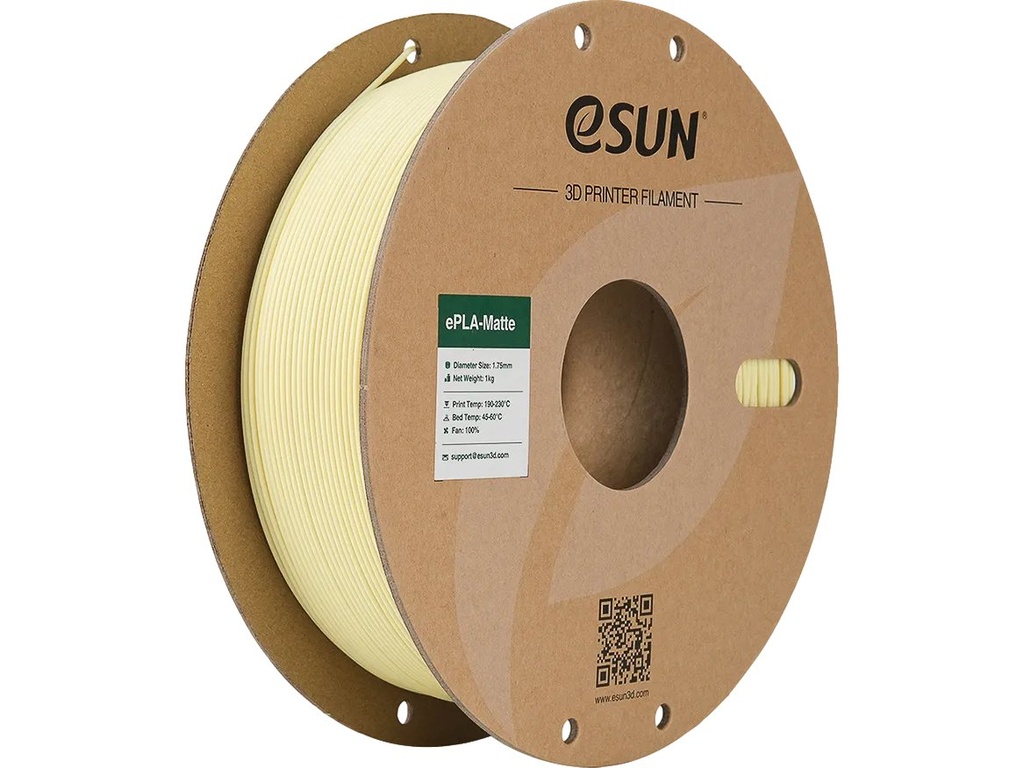 ESUN EPLA-MATTE 1,75mm ALMOND YELLOW 1kg