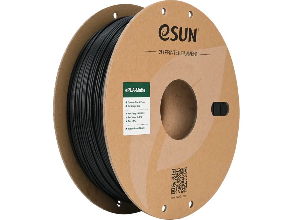 [109866440208] ESUN EPLA-MATTE 1,75mm DEEP BLACK 1kg