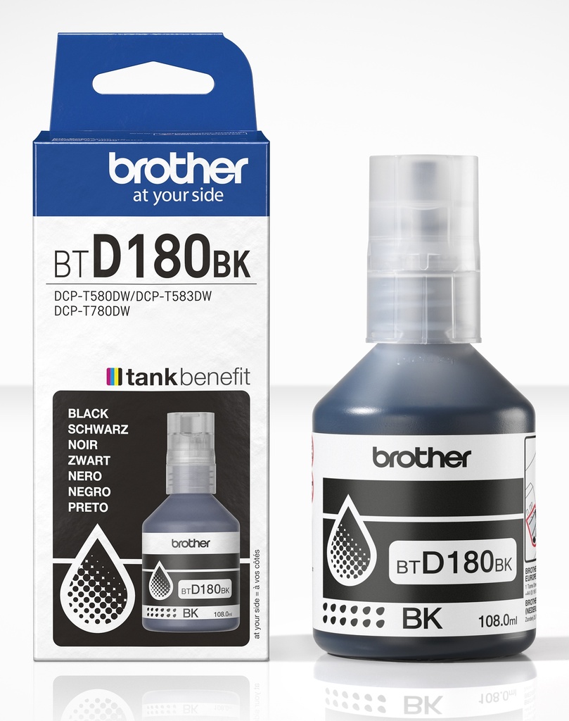 [170005440328] Brother BTD180BK inktnavulling voor printers Origineel