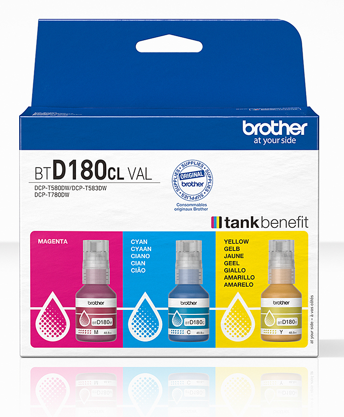[170005440332] Brother BTD180CLVAL inktnavulling voor printers Origineel