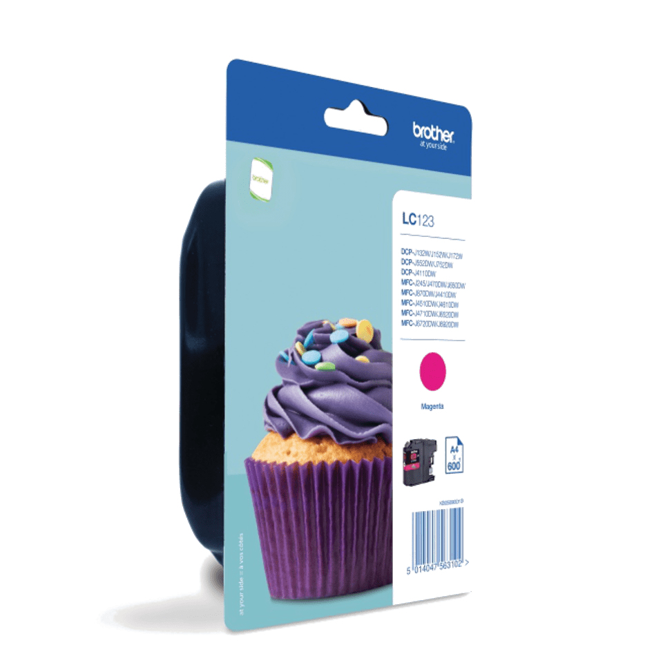 [170005440339] Brother LC123MBP inktcartridge 1 stuk(s) Origineel Magenta