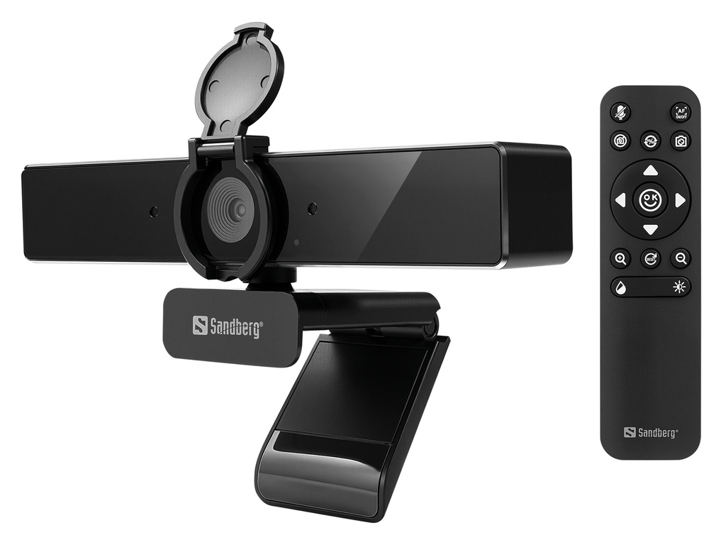 [410811440108] Sandberg 134-45 webcam 8 MP 3840 x 2160 Pixels USB Zwart