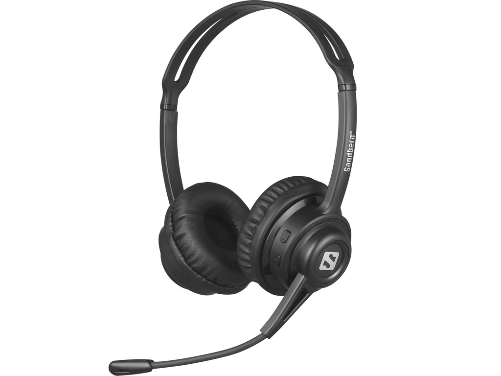 [410811440114] Sandberg 126-44 hoofdtelefoon/headset Draadloos Hoofdband Muziek/Voor elke dag Bluetooth Zwart