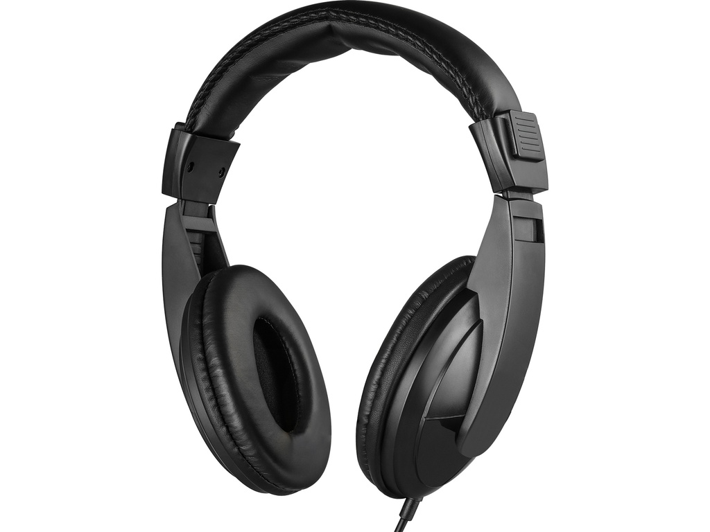[410811440119] Sandberg 325-29 hoofdtelefoon/headset Hoofdtelefoons Bedraad Hoofdband Oproepen/muziek Zwart