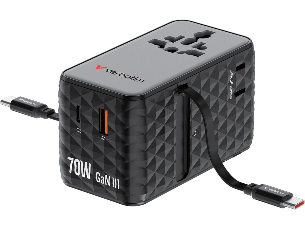 VERBATIM 30186 VERBATIM Charge 'n' Travel 70W C2