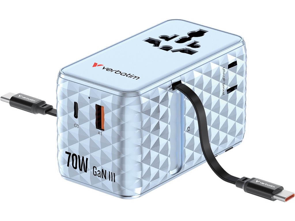 VERBATIM 30187 VERBATIM Charge 'n' Travel 70W C2