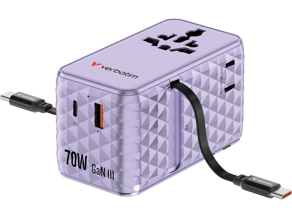 [415076440033] VERBATIM 30188 VERBATIM Charge 'n' Travel 70W C2