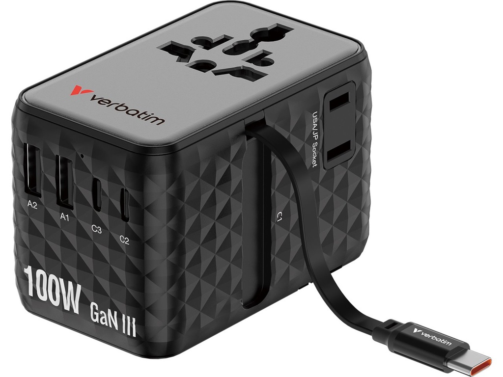 VERBATIM 30191 VERBATIM Charge 'n' Travel 100W