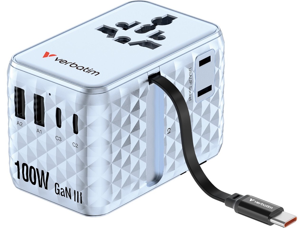 VERBATIM 30192 VERBATIM Charge 'n' Travel 100W