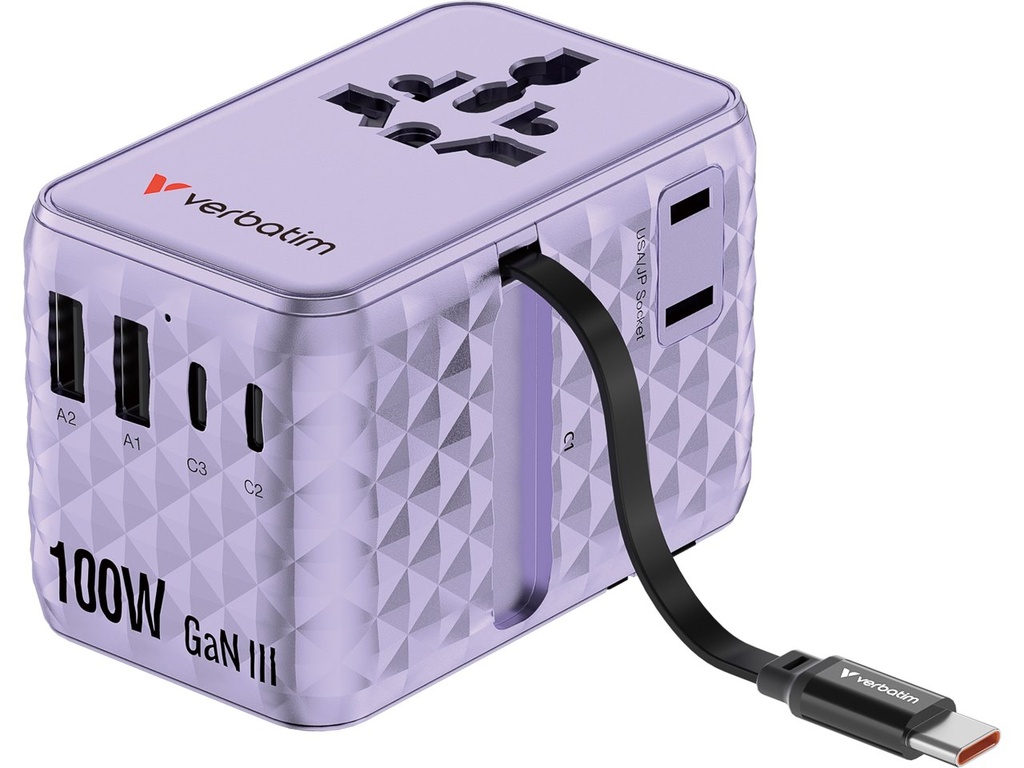 VERBATIM 30193 VERBATIM Charge 'n' Travel 100W