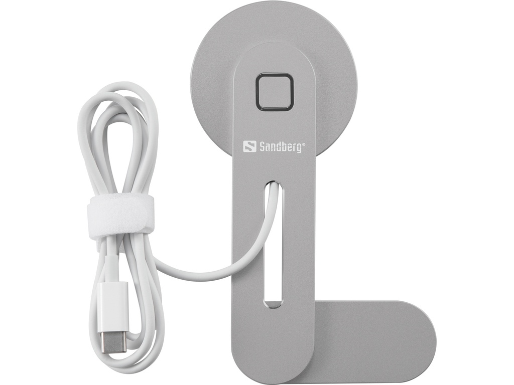 [500811440049] Sandberg 441-53 oplader voor mobiele apparatuur Smartphone Grijs USB Draadloos opladen Auto, Binnen
