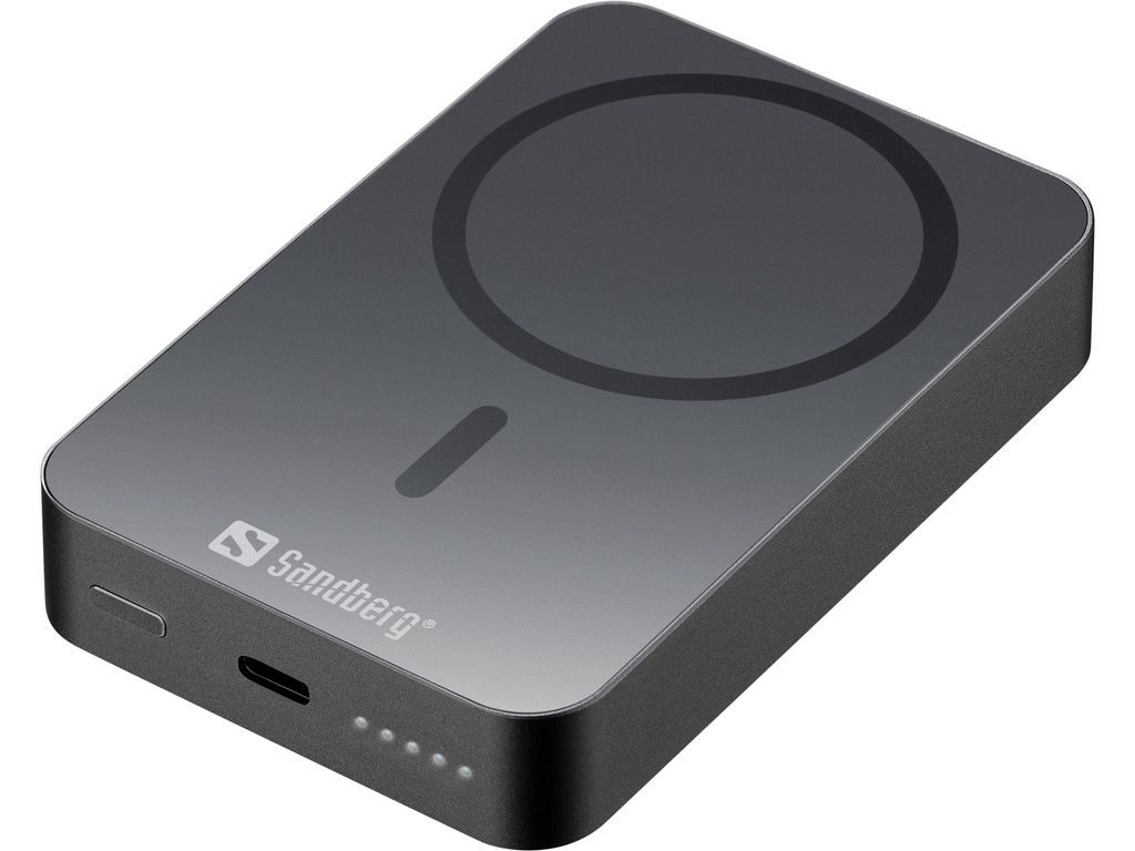 [500811440054] Sandberg Mag Wireless Powerbank 10000 ALU