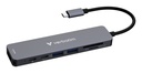 Verbatim USB-C essentiële multipoort hub 7 poorten: HDMI, USB-C, USB-C 3.2 Gen 1, 2 x USB-A 3.2 Gen 1, SD & microSD