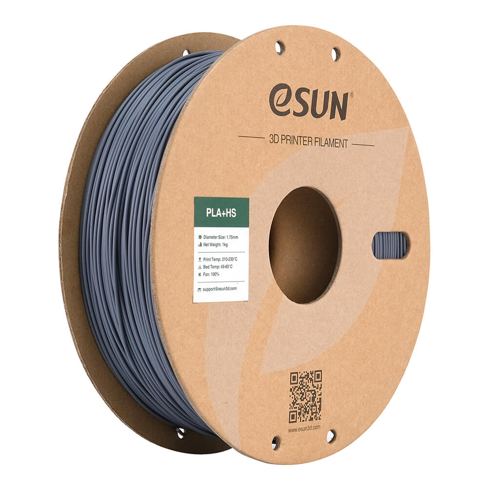 eSUN ePLA+HS Polymelkzuur-plus (PLA+) Grijs 1 kg