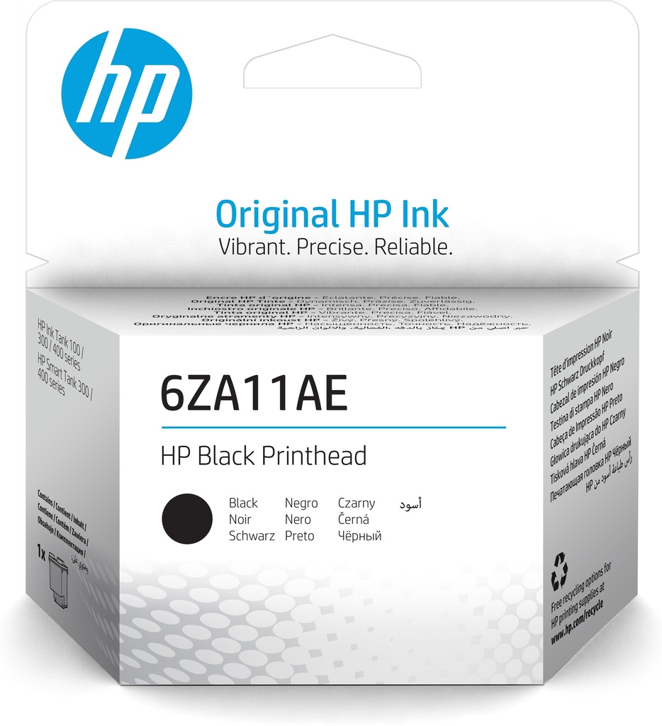 HP 6ZA11AE zwarte printkop