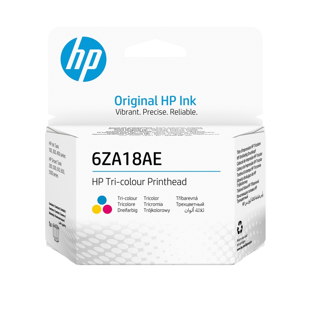 [170025441496] HP 6ZA18AE driekleuren printkop