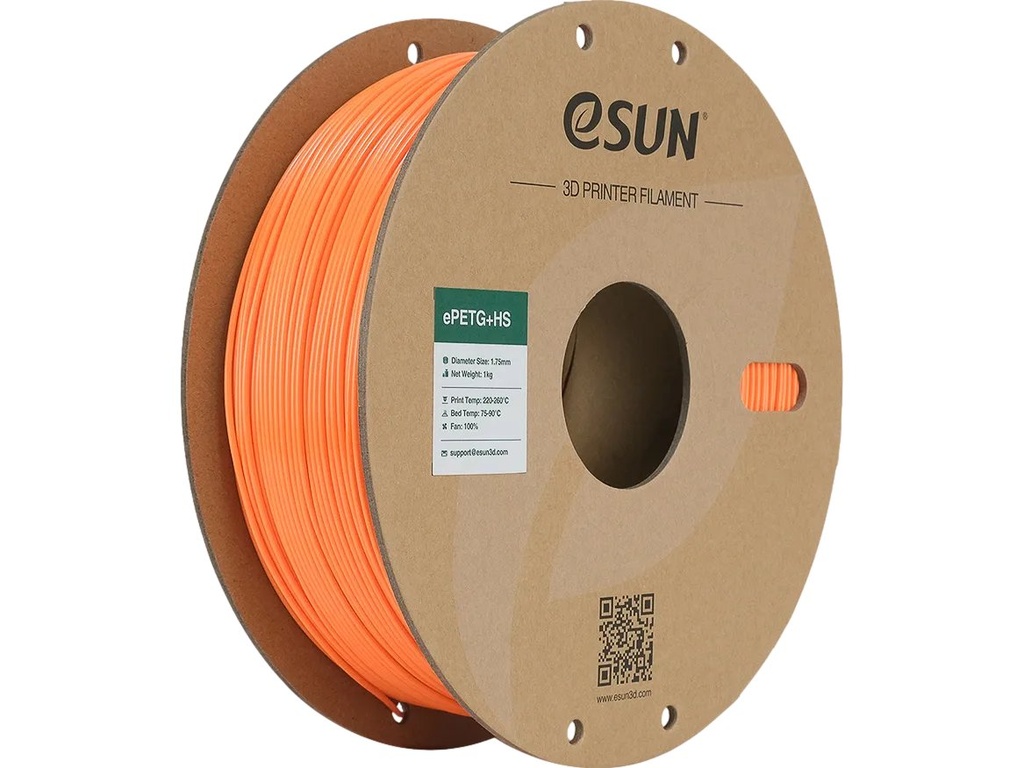 [109866440252] ESUN EPETG+HS 1,75mm SOLID ORANGE 1kg