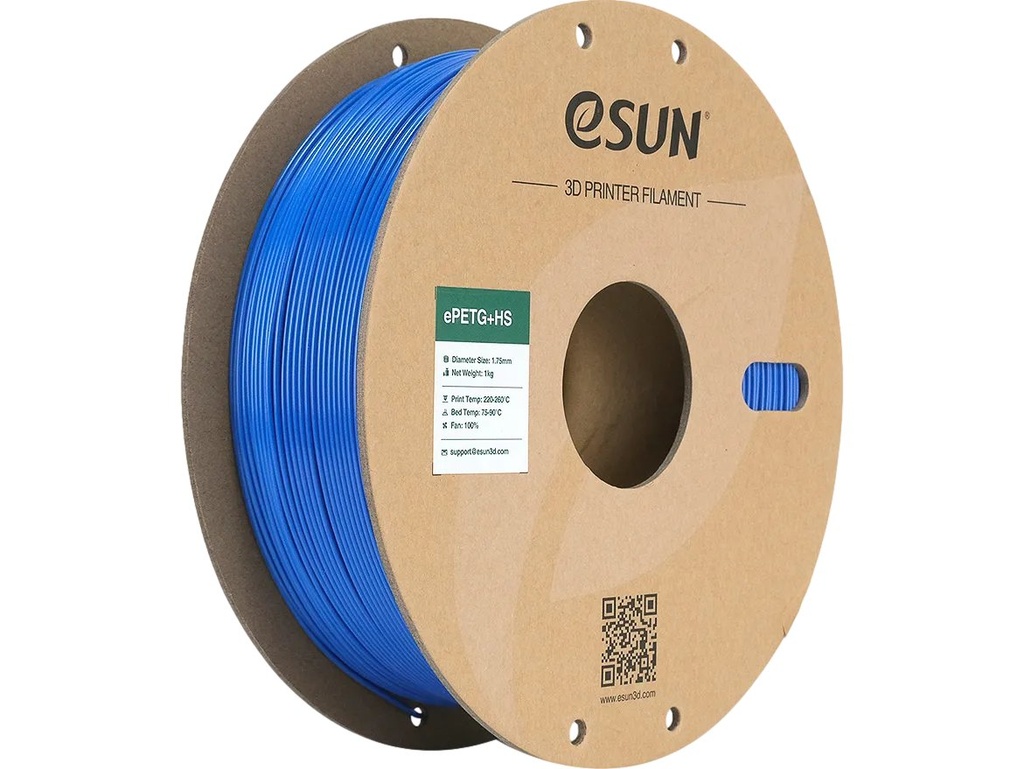 [109866440255] ESUN EPETG+HS 1,75mm SOLID BLUE 1kg
