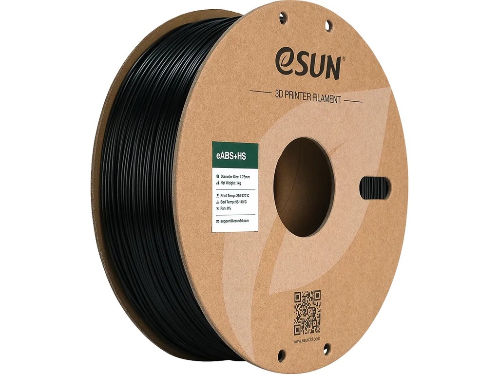 [109866440257] ESUN EABS+HS 1,75mm BLACK 1kg